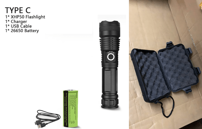 XHP70.2 Powerful USB Led Flashlight - InspiredGrabs.com