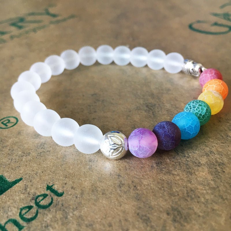 Experience the vibrant energy of the Elephant Colorful Yoga Bracelet. - InspiredGrabs.com