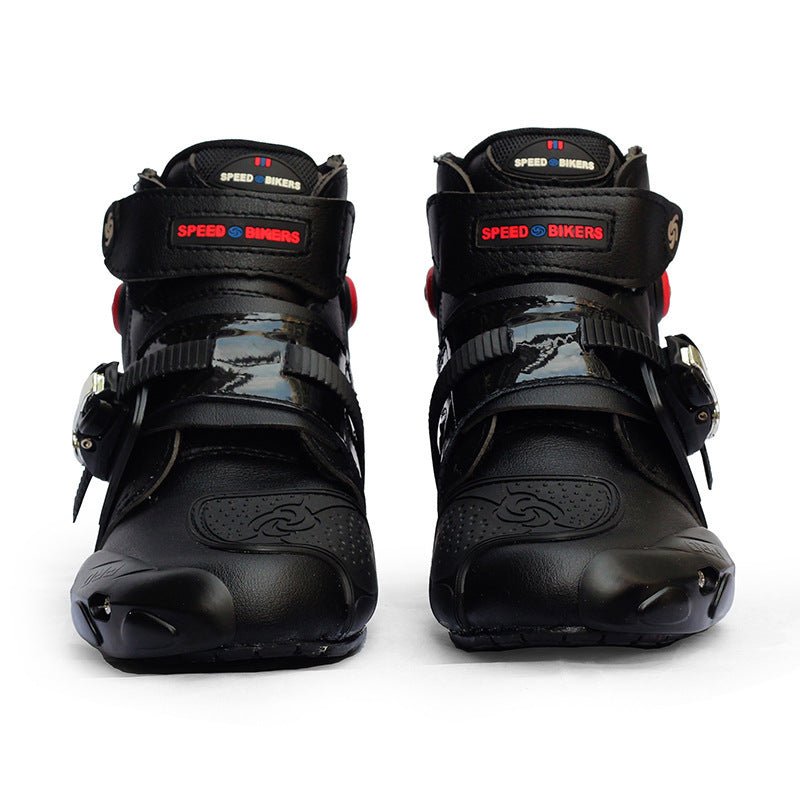 Experience ultimate comfort and protection with our professional road motorcycle riding shoes and ankle boots. - InspiredGrabs.com