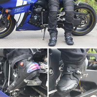 Thumbnail for Experience ultimate comfort and protection with our professional road motorcycle riding shoes and ankle boots. - InspiredGrabs.com