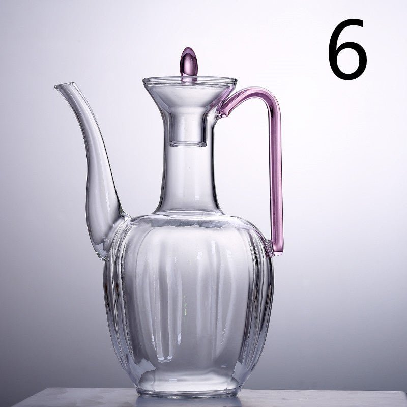 Exquisite Heat-Resistant Handcrafted Wine Jug Set for Royal Tastes - InspiredGrabs.com