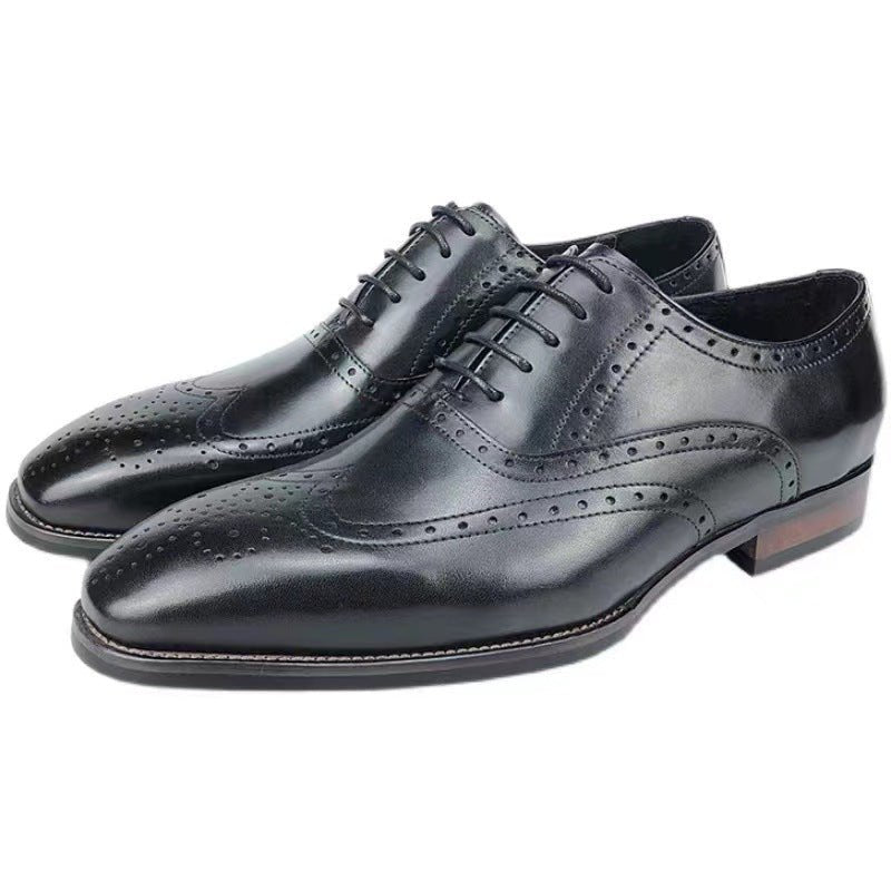 Fashion British Brogue Engraved Men's Shoes - InspiredGrabs.com