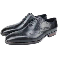 Thumbnail for Fashion British Brogue Engraved Men's Shoes - InspiredGrabs.com