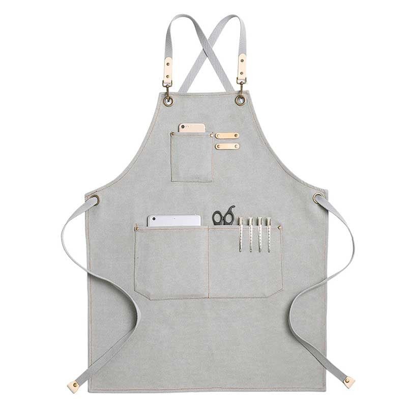 Barber Shop Work Wear Female Trendy Fashion Apron - InspiredGrabs.com