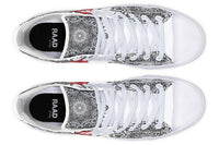 Thumbnail for Fashion Printed Couple High Top Canvas Shoes - InspiredGrabs.com