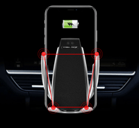 Thumbnail for Car Wireless Charger 10W Induction Car Fast Wireless Charging with Car Phone Holder S5 - InspiredGrabs.com