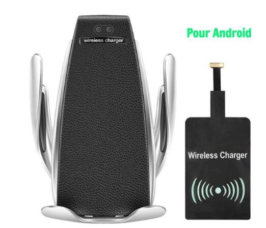 Car Wireless Charger 10W Induction Car Fast Wireless Charging with Car Phone Holder S5 - InspiredGrabs.com