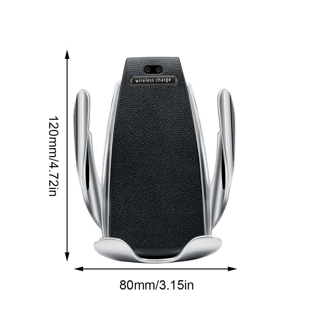 Car Wireless Charger 10W Induction Car Fast Wireless Charging with Car Phone Holder S5 - InspiredGrabs.com