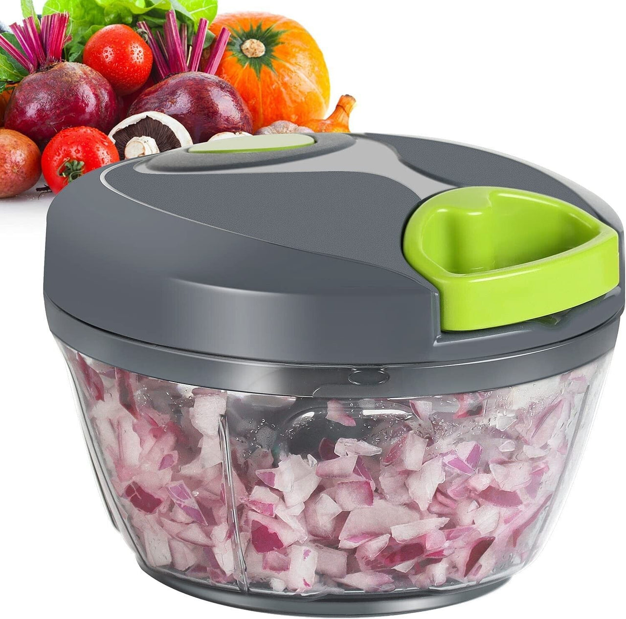 FAST Vegetable Fruit Chopper Cutter Food Onion Veggie Dicer Slicer Kitchen Tool - InspiredGrabs.com