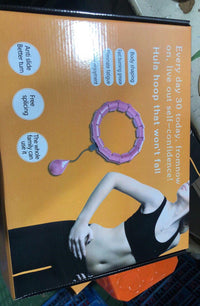 Thumbnail for Fitness Sport Hoop Smart Upgrade Intelligent Sport Hoop Adjustable Thin Waist Exercise Gym Hoop Fitness Equipment Home Training - InspiredGrabs.com