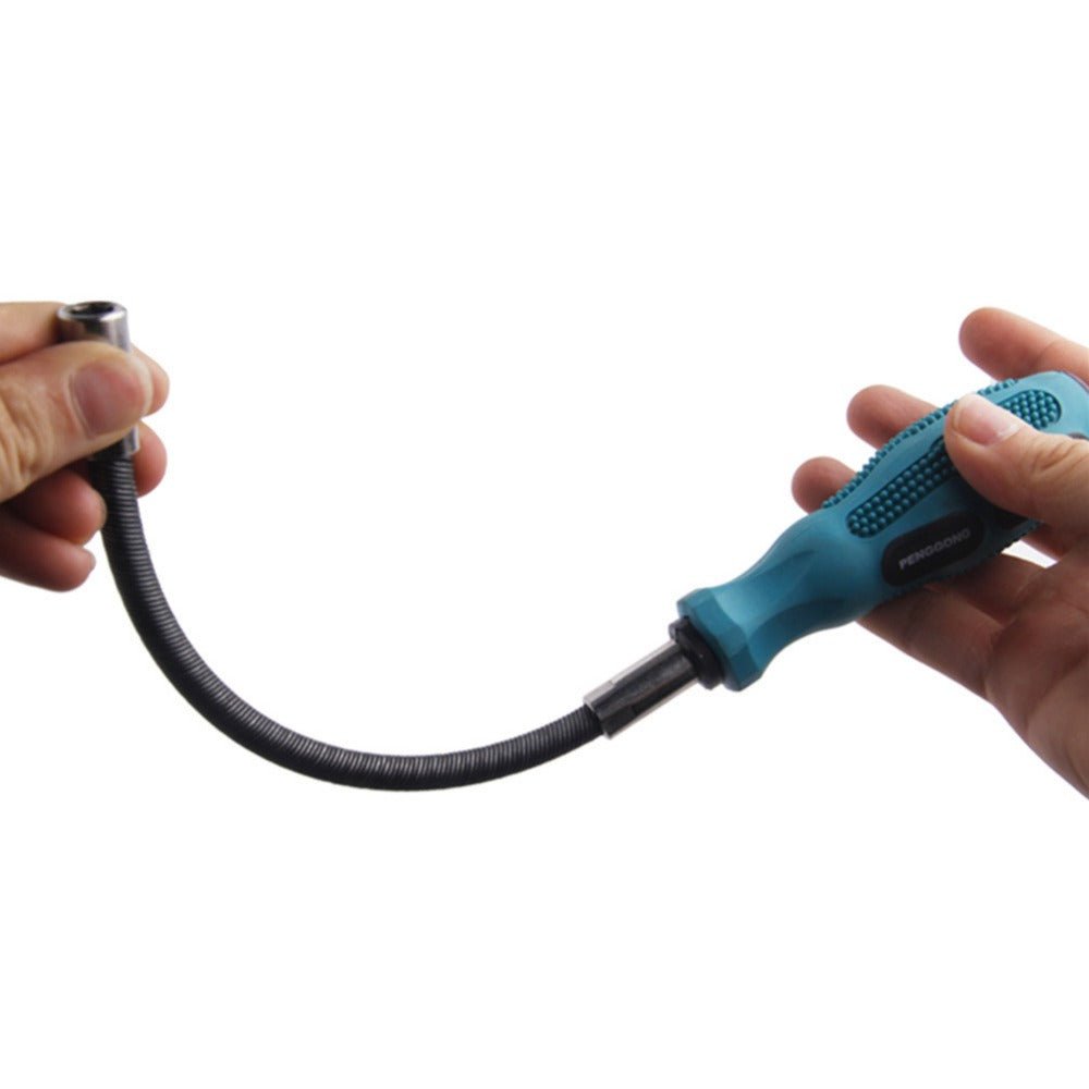 Flexible Hex Screwdriver with Elastic Bending Capability - InspiredGrabs.com