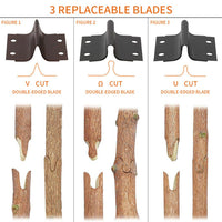 Thumbnail for Garden Grafting Pruner Set Farming Fruit Tree Pruning Shears Scissors Vaccination Plant Tree Cutting Machine Tape - InspiredGrabs.com