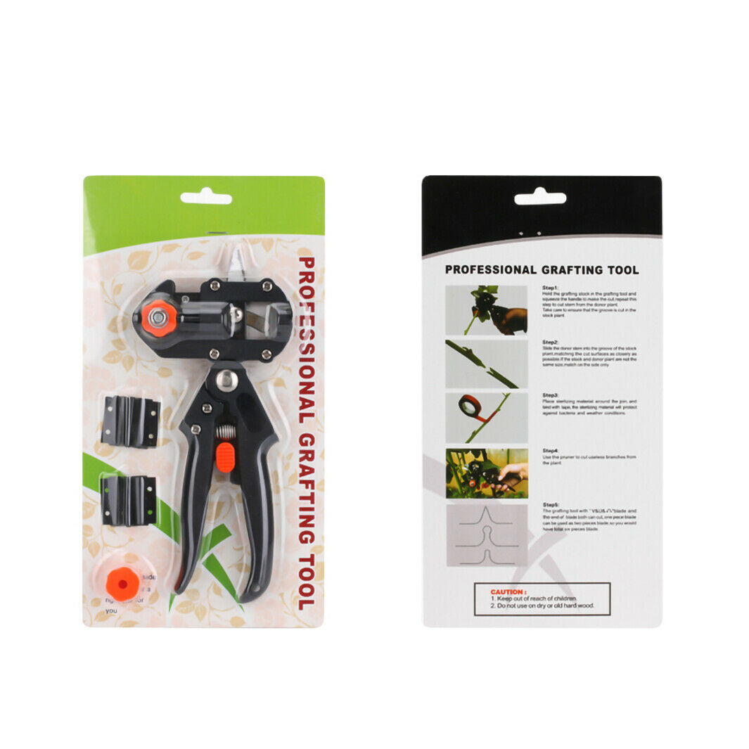 Garden Grafting Pruner Set Farming Fruit Tree Pruning Shears Scissors Vaccination Plant Tree Cutting Machine Tape - InspiredGrabs.com