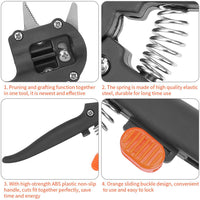 Thumbnail for Garden Grafting Pruner Set Farming Fruit Tree Pruning Shears Scissors Vaccination Plant Tree Cutting Machine Tape - InspiredGrabs.com