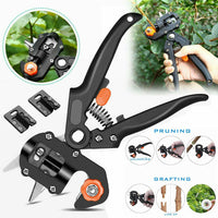 Thumbnail for Garden Grafting Pruner Set Farming Fruit Tree Pruning Shears Scissors Vaccination Plant Tree Cutting Machine Tape - InspiredGrabs.com