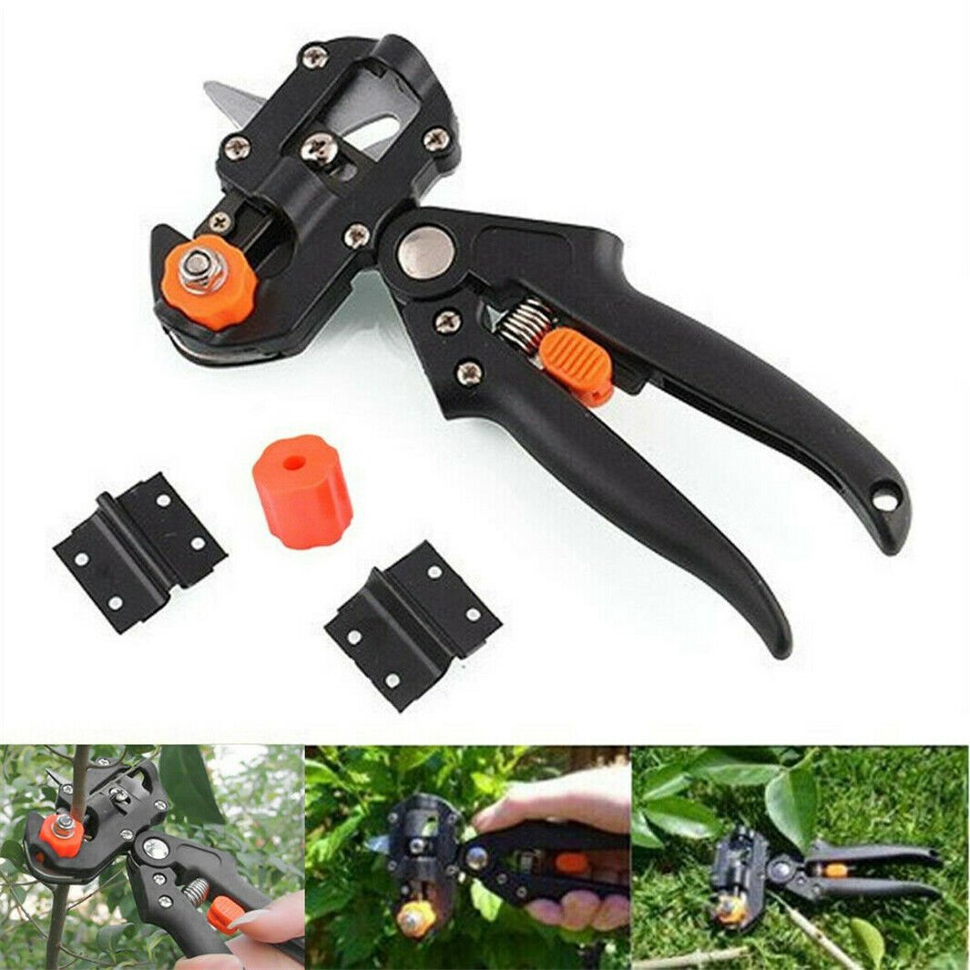 Garden Grafting Pruner Set Farming Fruit Tree Pruning Shears Scissors Vaccination Plant Tree Cutting Machine Tape - InspiredGrabs.com