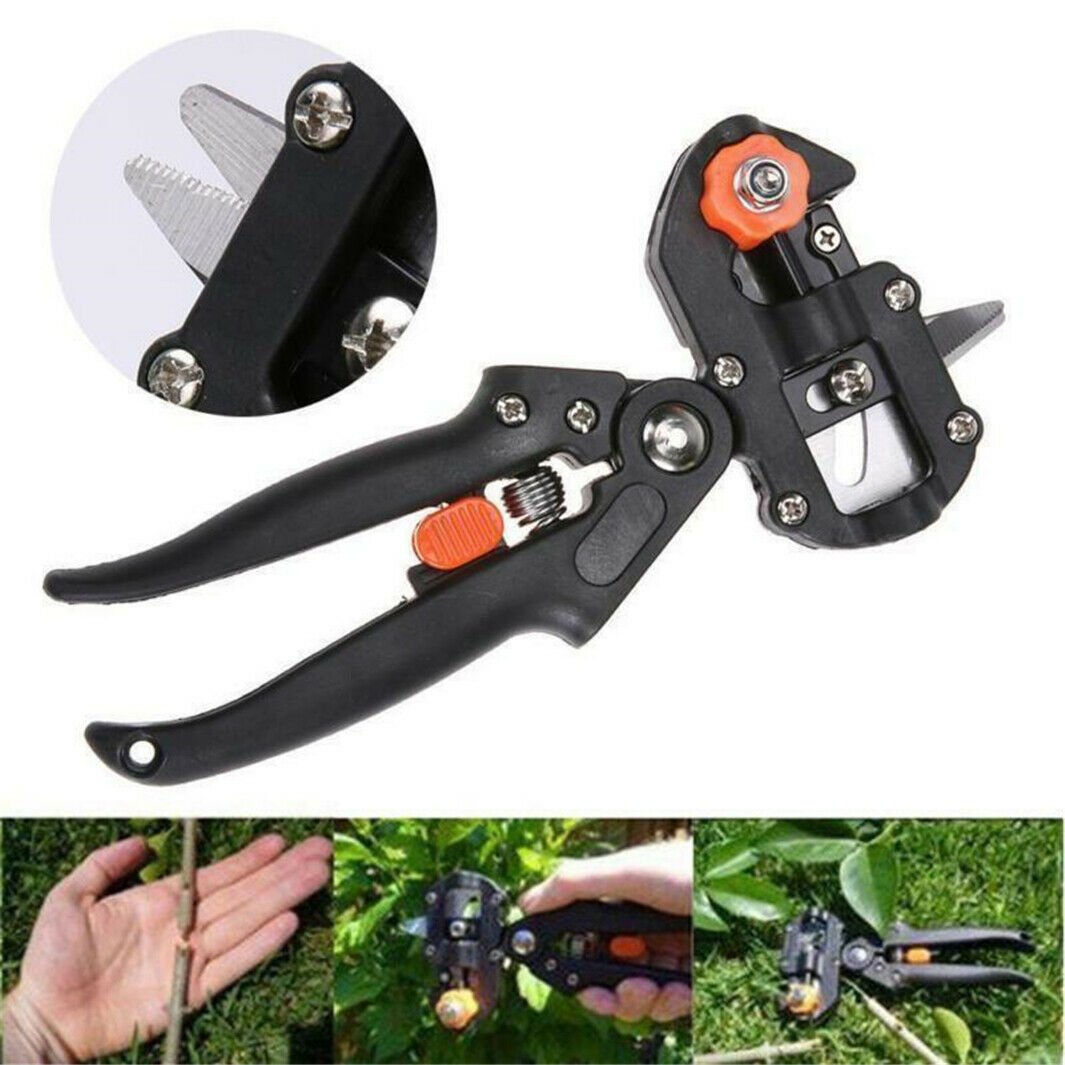 Garden Grafting Pruner Set Farming Fruit Tree Pruning Shears Scissors Vaccination Plant Tree Cutting Machine Tape - InspiredGrabs.com