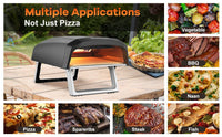 Thumbnail for Geek Chef Gas Pizza Oven, Pizza Ovens for Outside Propane, Outdoor Ovens with 13 Inch Pizza Stone, Portable Gas Pizza Oven with Foldable Legs, Pizza Oven for Patio Garden - InspiredGrabs.com