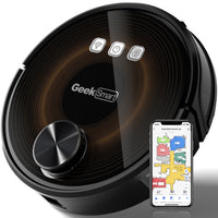 Thumbnail for Geek Smart L8 Robot Vacuum Cleaner and Mop, LDS Navigation, Wi-Fi Connected APP, Selective Room Cleaning, MAX 2700 PA Suction, Ideal for Pets and Larger Home - InspiredGrabs.com