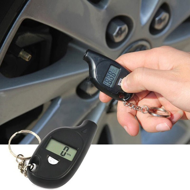 Get accurate tire pressure readings with the Measure Car Mini Tire Pressure Gauge. - InspiredGrabs.com