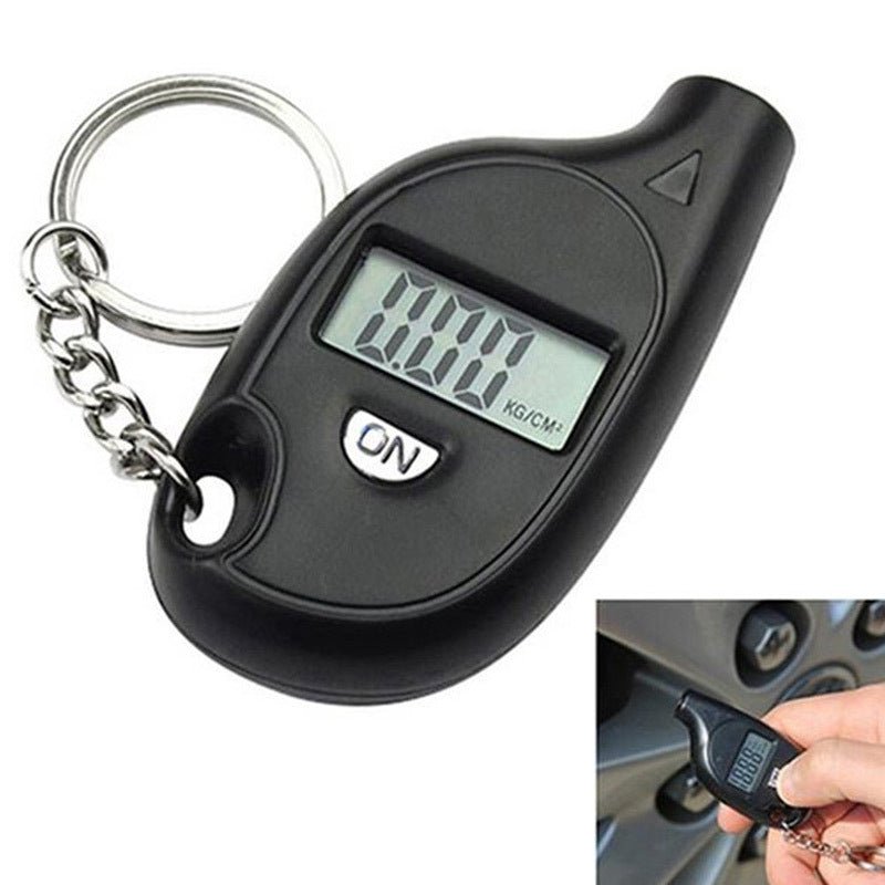 Get accurate tire pressure readings with the Measure Car Mini Tire Pressure Gauge. - InspiredGrabs.com