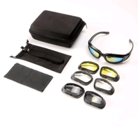 Thumbnail for Get the ultimate eye protection with these C5 bicycle riding glasses! Perfect for shooting, tactical activities, and motorcycle rides. - InspiredGrabs.com