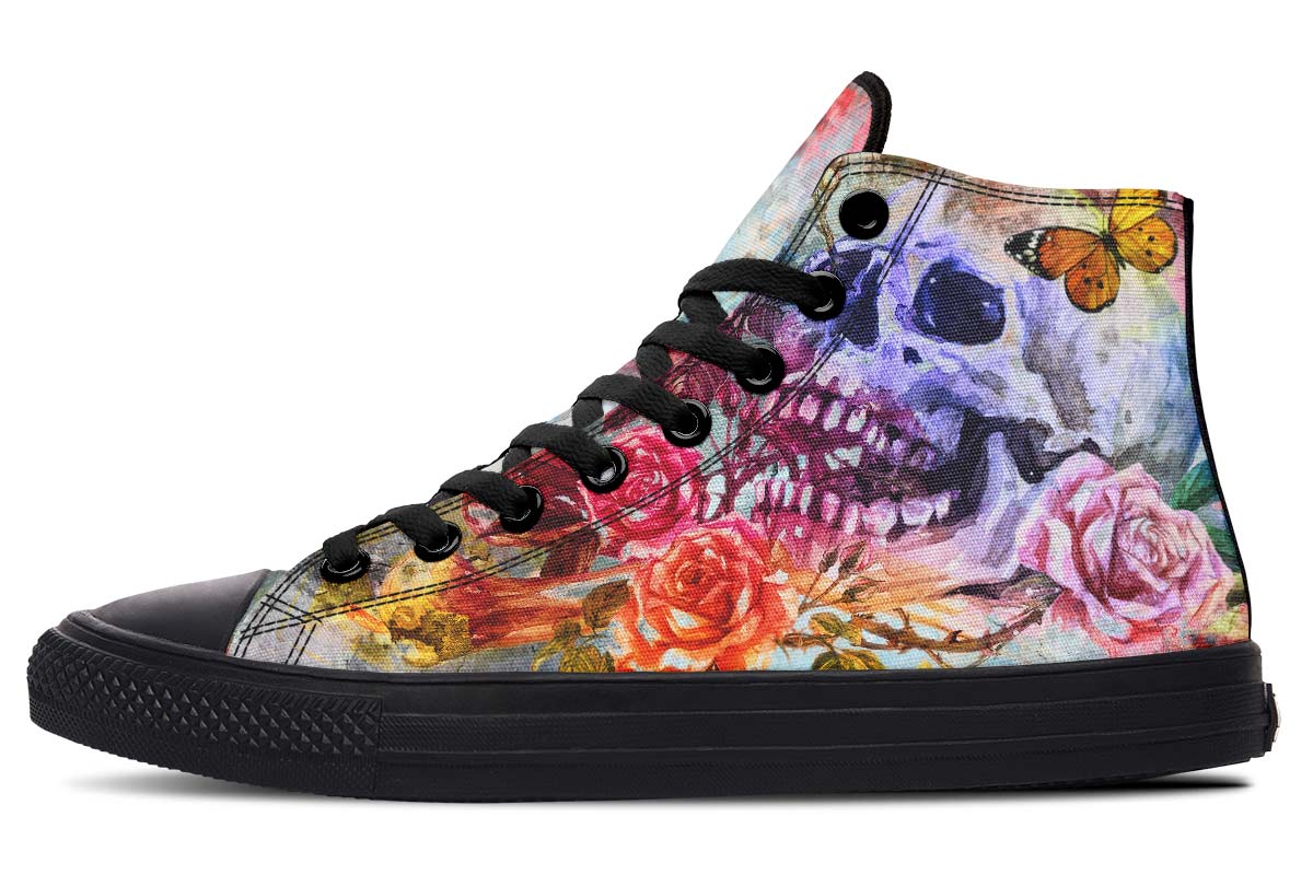 Graphic Print Couples' High-Top Sneakers - InspiredGrabs.com