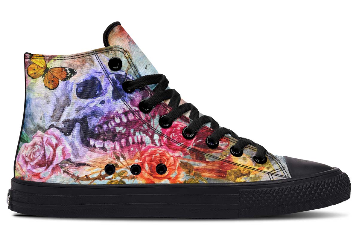 Graphic Print Couples' High-Top Sneakers - InspiredGrabs.com