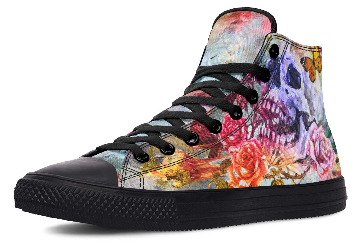 Graphic Print Couples' High-Top Sneakers - InspiredGrabs.com