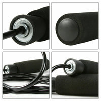 Thumbnail for Gym Aerobic Exercise Boxing Skipping Jump Rope Adjustable Bearing Speed Fitness Bearing Jump Rope Tangle-free Jumping Rope Speed Equipments Skipping Adjustable Skipping Rope - InspiredGrabs.com