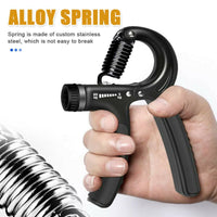 Thumbnail for Hand Grip Adjustable Trainer Gripper Strengthener Gym Strength Exerciser Adjustable Heavy Gripper Fitness Hand Exerciser Grip Wrist Training Increase Strength Spring Finger Pinch Carpal Expander - InspiredGrabs.com