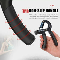 Thumbnail for Hand Grip Adjustable Trainer Gripper Strengthener Gym Strength Exerciser Adjustable Heavy Gripper Fitness Hand Exerciser Grip Wrist Training Increase Strength Spring Finger Pinch Carpal Expander - InspiredGrabs.com