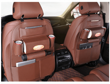 High-Quality Leather Car Seat Organizers - InspiredGrabs.com