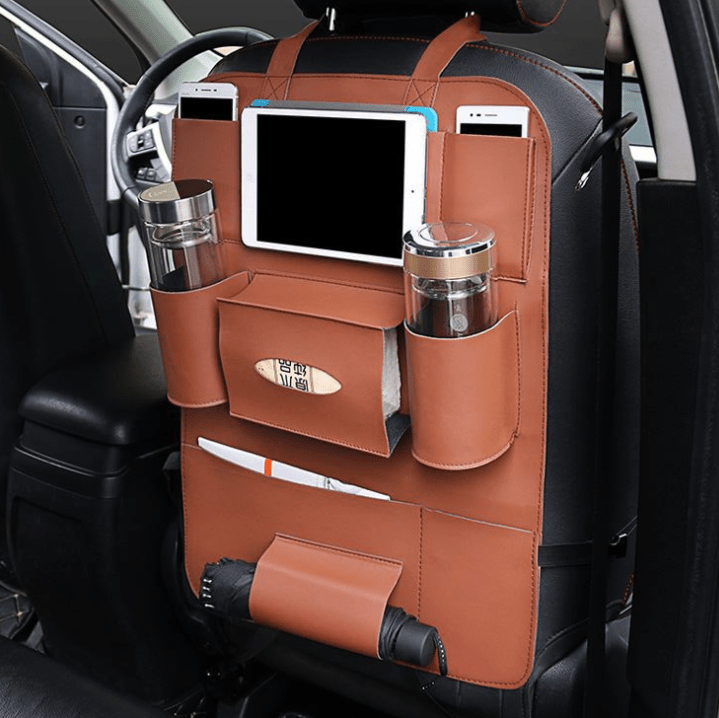 High-Quality Leather Car Seat Organizers - InspiredGrabs.com