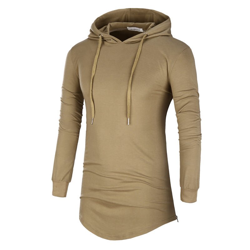 High Quality Mid-Length Hooded Pullover Camouflage Sports T-Shirt - InspiredGrabs.com