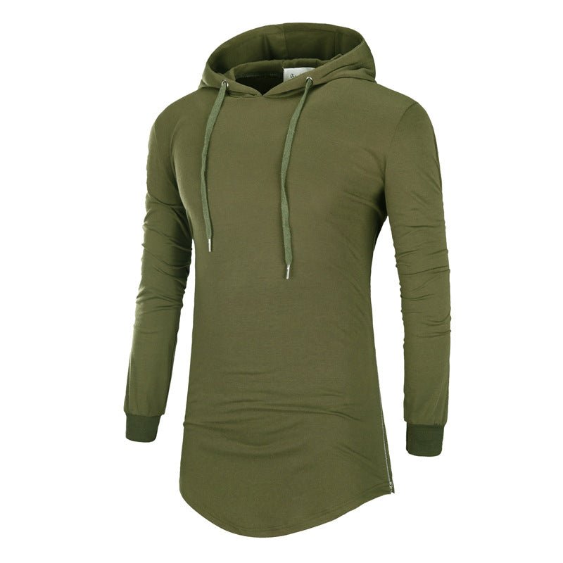 High Quality Mid-Length Hooded Pullover Camouflage Sports T-Shirt - InspiredGrabs.com