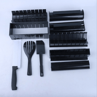 Thumbnail for High-quality Plastic Manual Sushi Making Tool Kit with 5 Sushi Roll Molds - InspiredGrabs.com