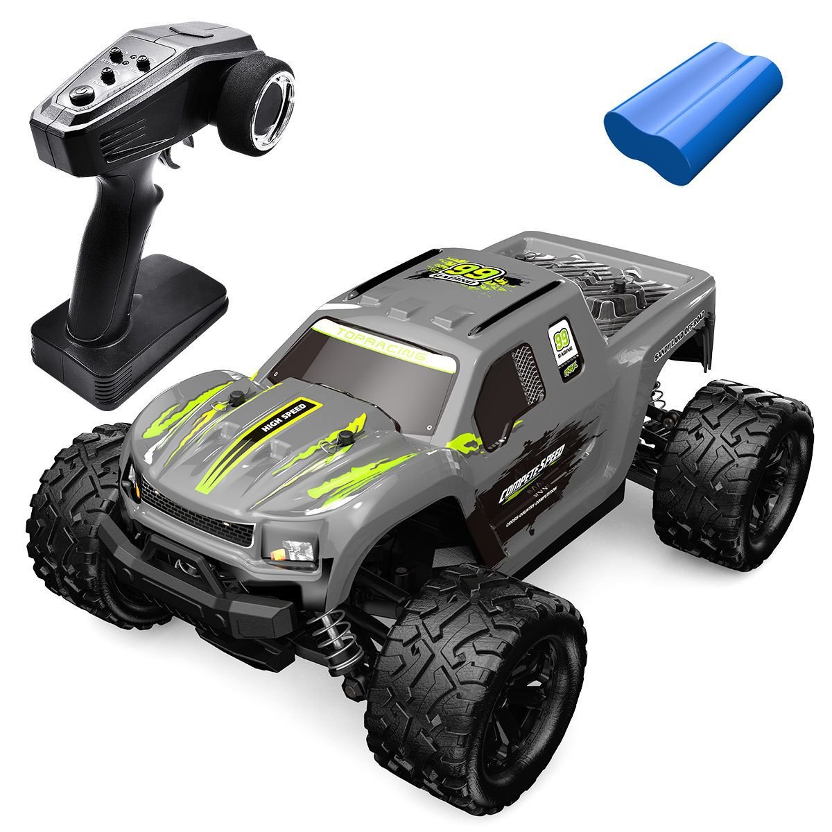 High-speed Remote Control Car 4WD Bigfoot Off-road Vehicle - InspiredGrabs.com