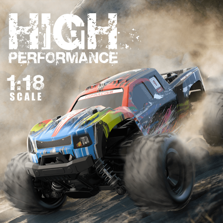 High-speed Remote Control Car 4WD Bigfoot Off-road Vehicle - InspiredGrabs.com