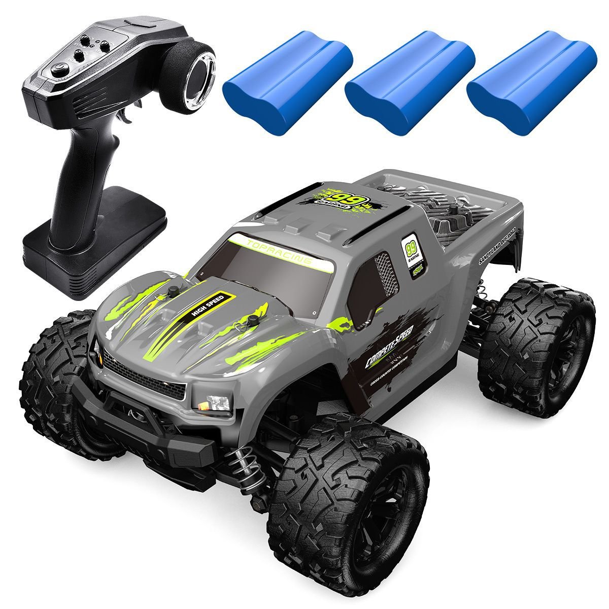 High-speed Remote Control Car 4WD Bigfoot Off-road Vehicle - InspiredGrabs.com