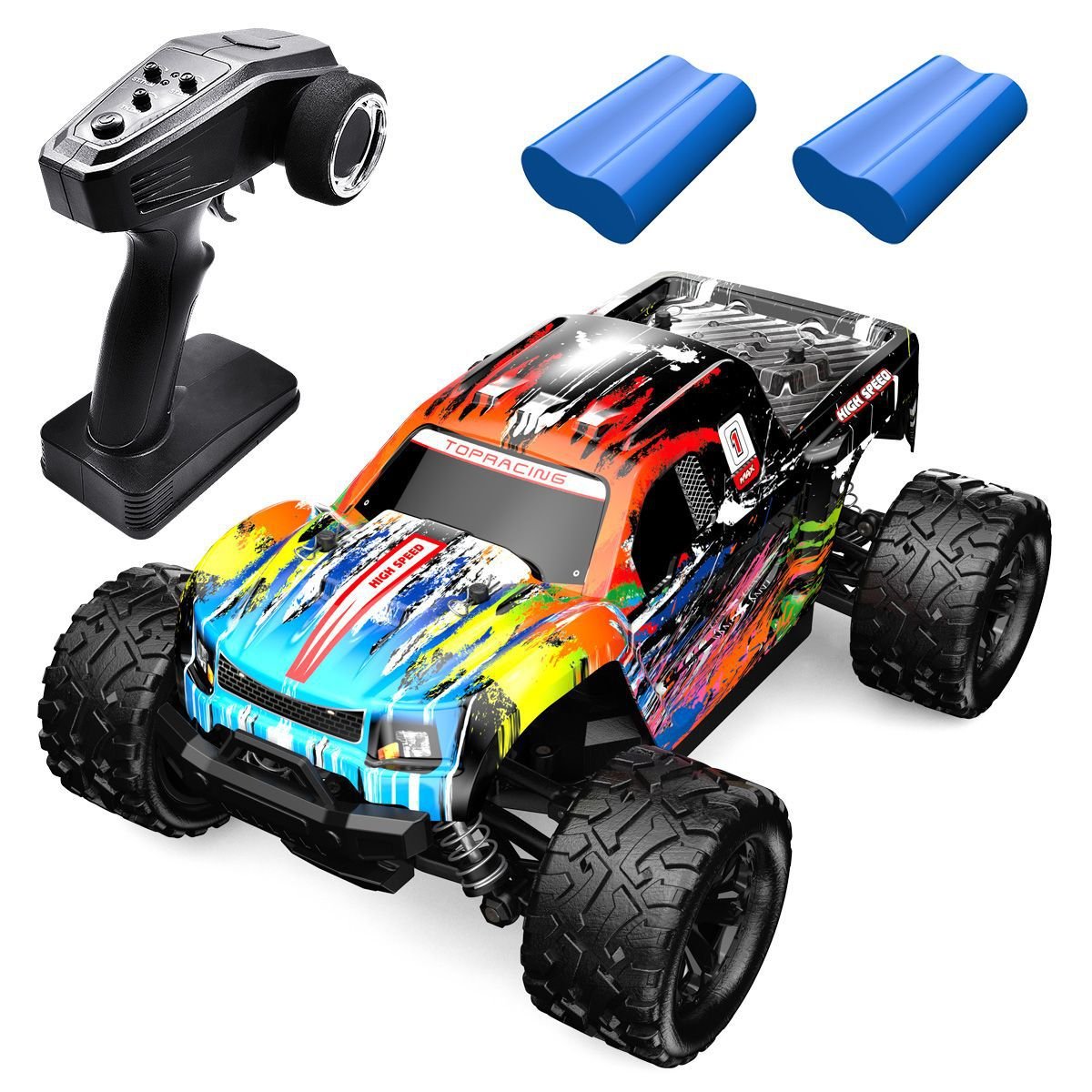 High-speed Remote Control Car 4WD Bigfoot Off-road Vehicle - InspiredGrabs.com