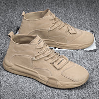 Thumbnail for High-top Casual Shoes Men's Autumn and Winter New Wild Retro - InspiredGrabs.com