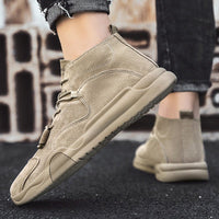 Thumbnail for High-top Casual Shoes Men's Autumn and Winter New Wild Retro - InspiredGrabs.com