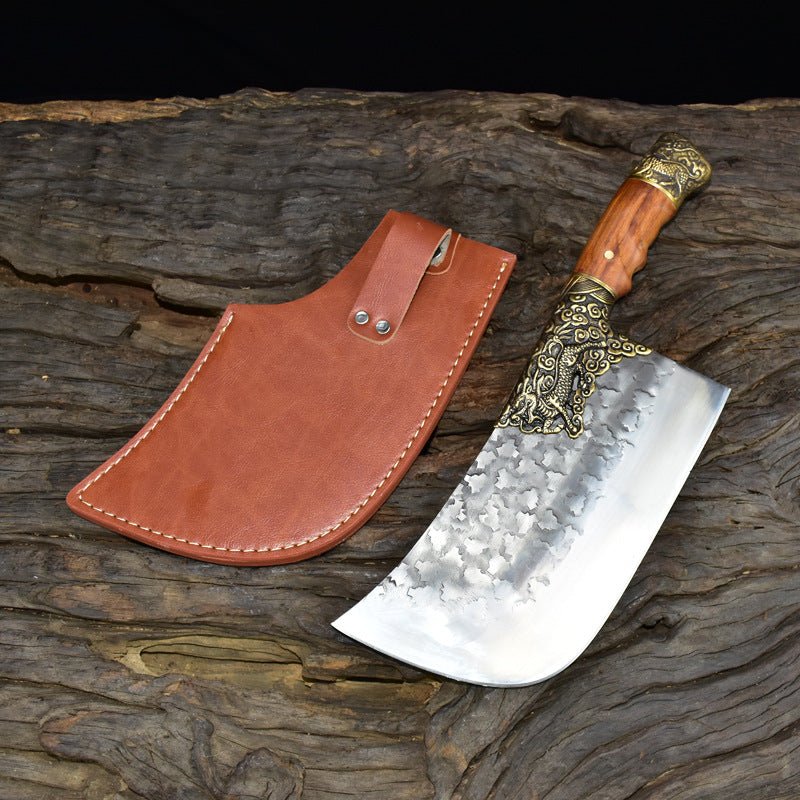 Household Bone Chopping Hand-forged Kitchen Knife Dual-use Knife Ghost Hand-made Chef Knives - InspiredGrabs.com