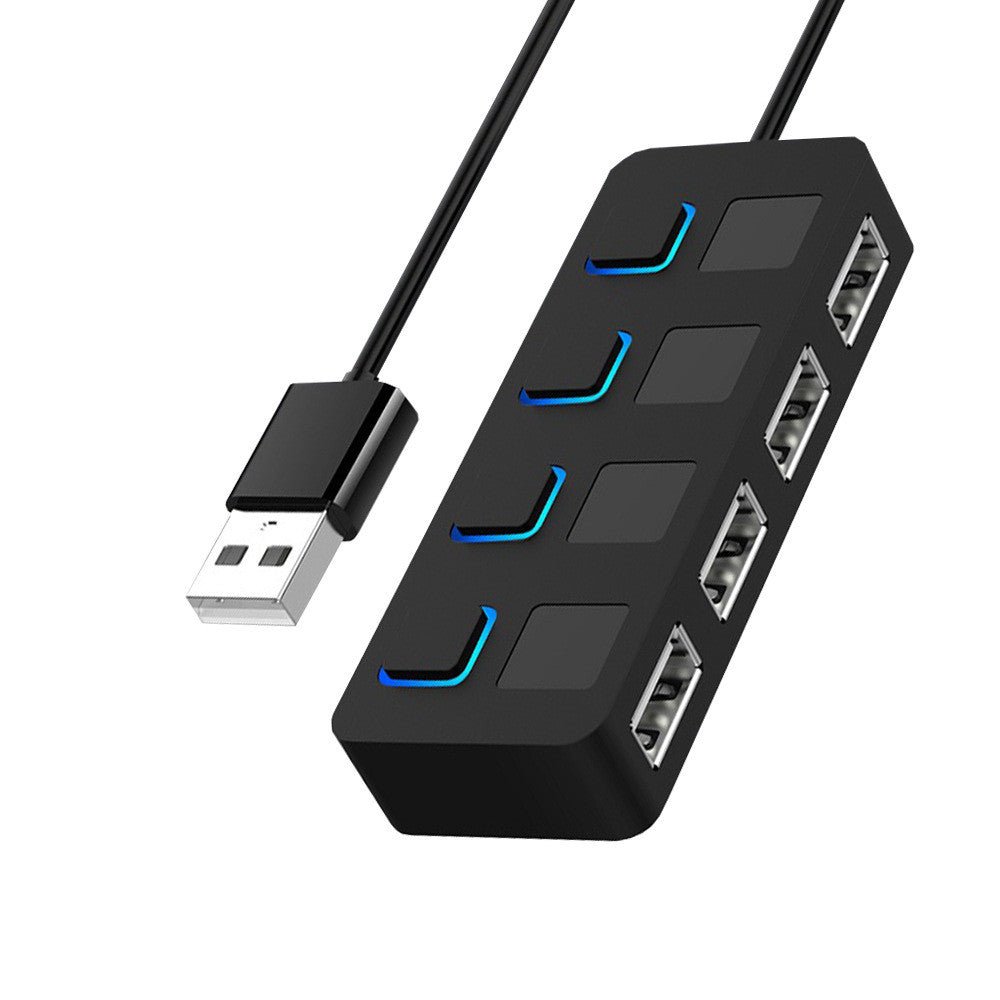 HUB Multi-USB Splitter 4-Port Extender - InspiredGrabs.com