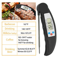 Thumbnail for Instant-read Meat Thermometer Digital Electronic Food Temp Kitchen Cooking Grill - InspiredGrabs.com