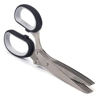 Thumbnail for Herb Scissors Set with 5 Blades and Cover - Multipurpose Kitchen Chopping Shear - InspiredGrabs.com