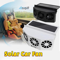 Thumbnail for Keep cool under the blazing sun with the Solar Window Car Fan! - InspiredGrabs.com