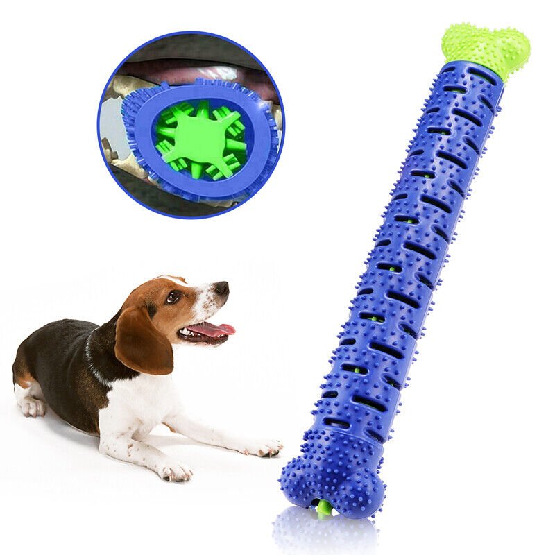 Dog Toys Toothbrush TPR Chew Bite Teeth Cleaning Pet Molar Brushing Stick Dogs Toothbrush Chewing Bite Toy Durable Chewing - InspiredGrabs.com