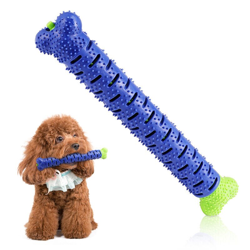 Dog Toys Toothbrush TPR Chew Bite Teeth Cleaning Pet Molar Brushing Stick Dogs Toothbrush Chewing Bite Toy Durable Chewing - InspiredGrabs.com